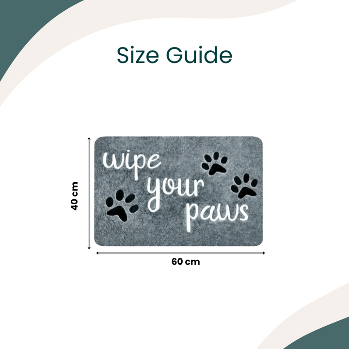 "Wipe Your Paws" Door Mat