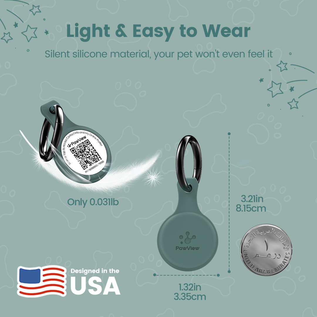 Anti-Loss Smart Pet ID Tag - NFC & QR Code