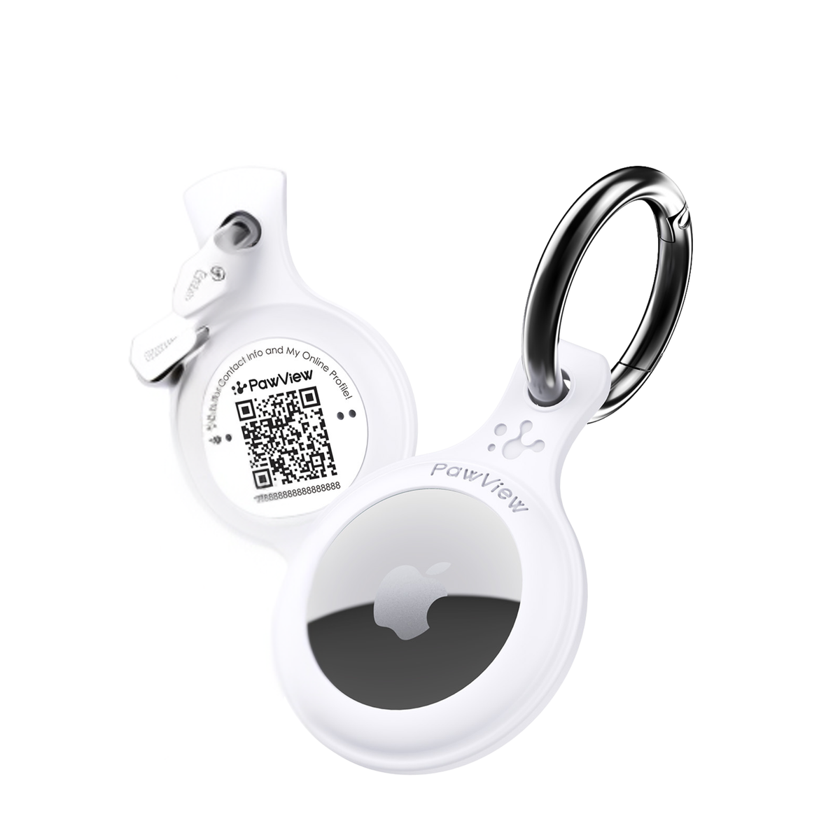 Anti-Loss Smart Pet ID Tag - QR & AirTag Holder