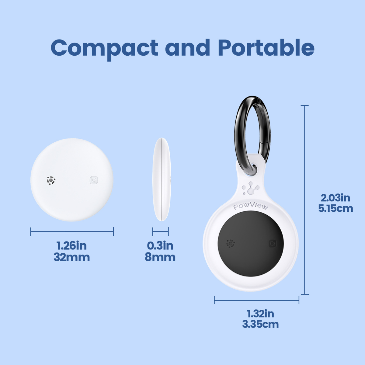 Smart Pet Tracker - QR & AirTag Holder