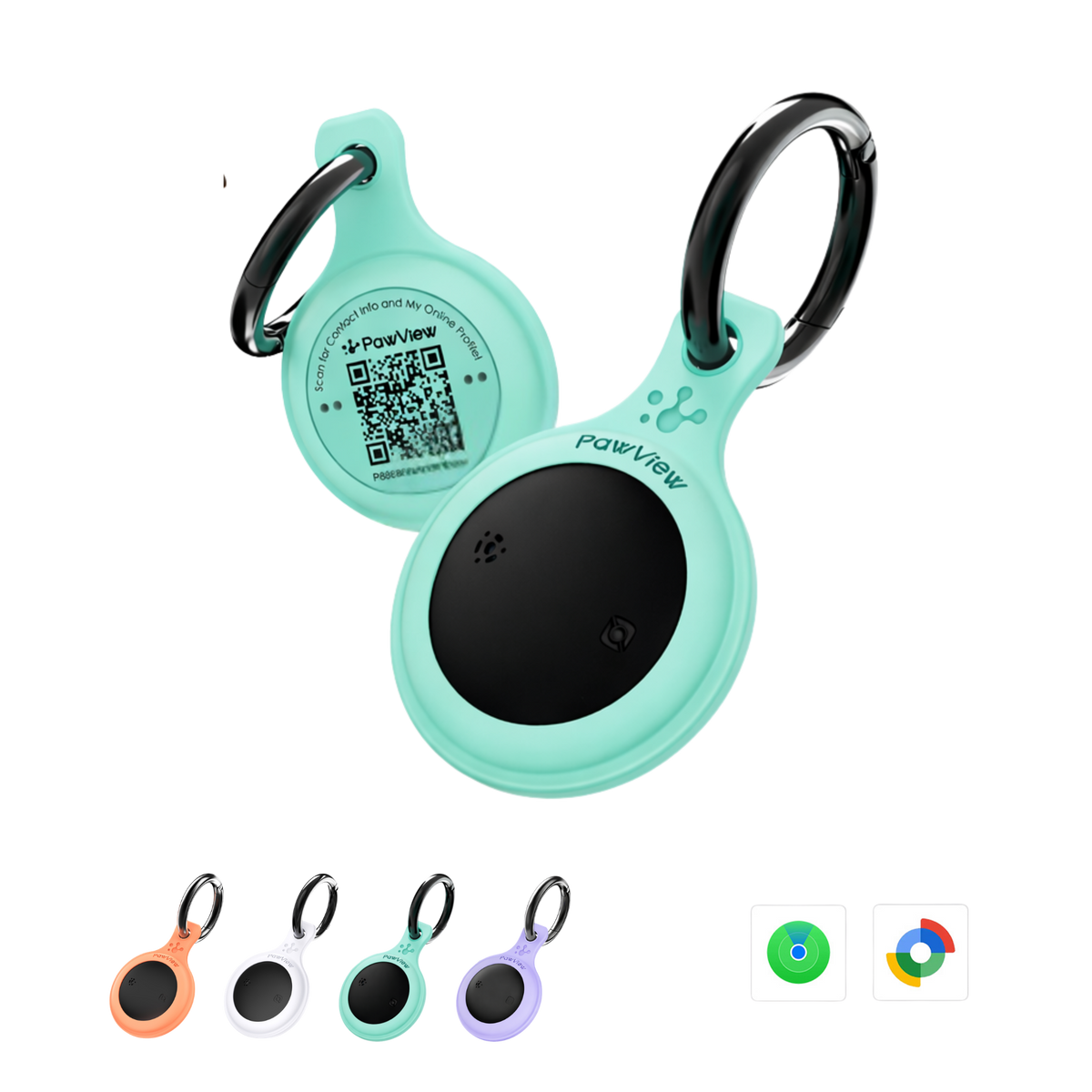 Smart Pet Tracker - QR & AirTag Holder